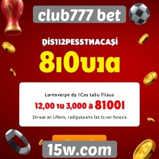 Promoções e bônus oferecidos pelo club777 bet